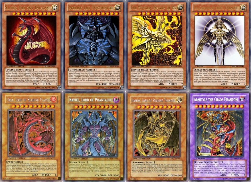 The 15 Best God Cards in Yugioh – Includes Egyptian God Cards