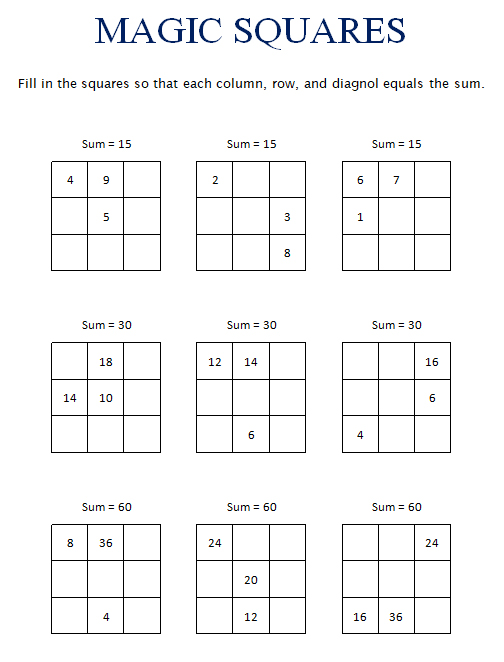 Magic Squares