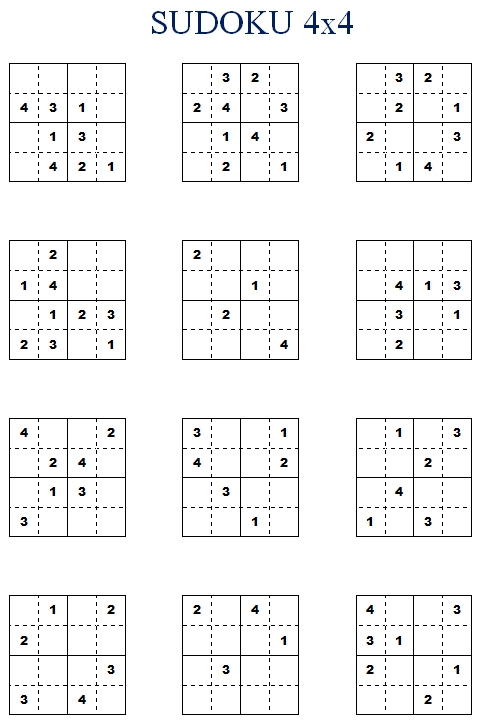 Sudoku Printable