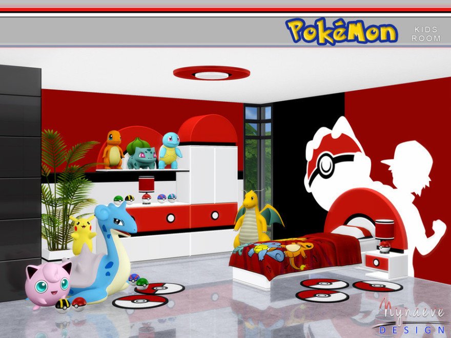 Pokemon Kid Bedroom