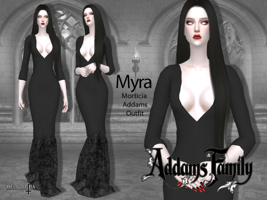 Morticia Addams Dress