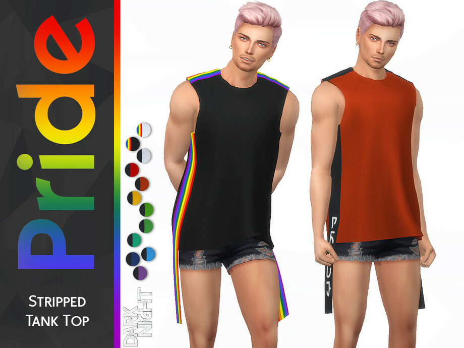 Pride Collection Stripped Tank Top