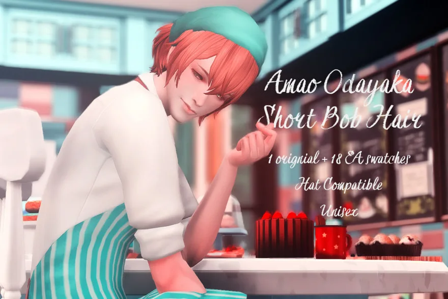Anime  Video Game Custom Content  The Sims 4  Danganronpa Chihiro  Fujisaki Cosplay