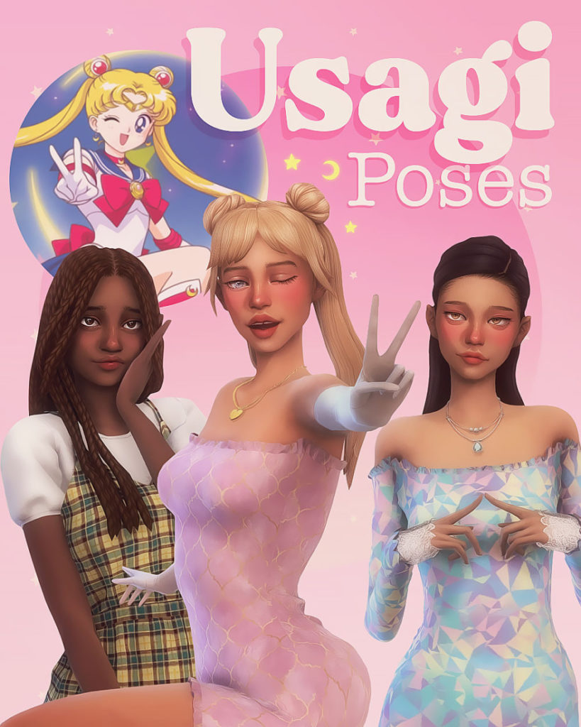 Usagi Tsukino Anime Poses