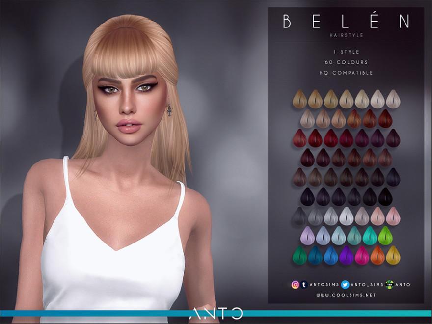 Sims 4 Female Hair