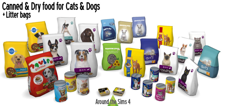 Canned & Dry Food For Cats And Dogs