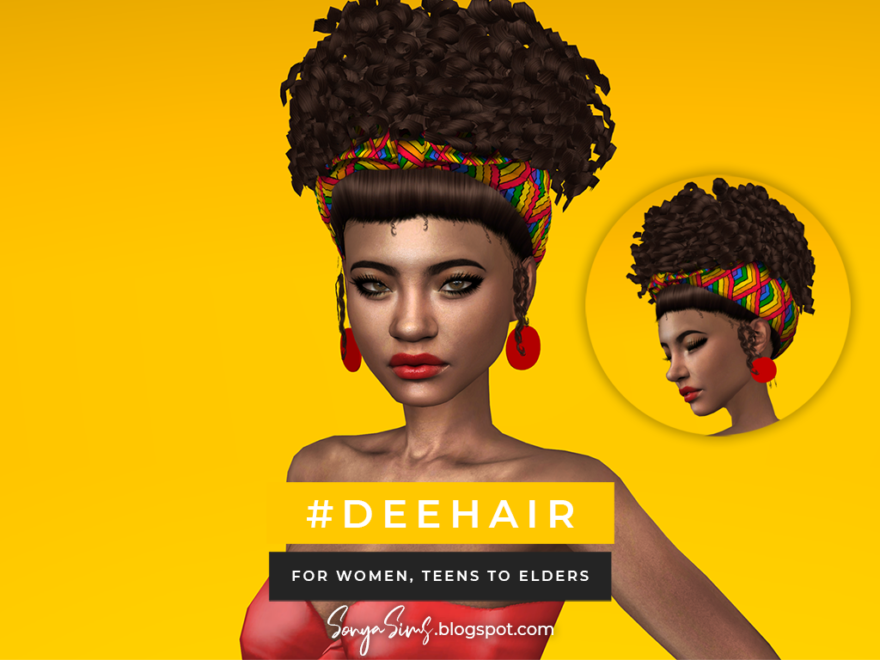 Dee Hair Sims 4