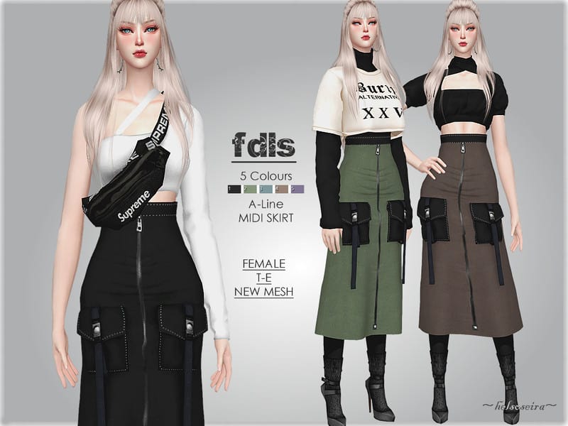 Fdls – High Rise Skirt