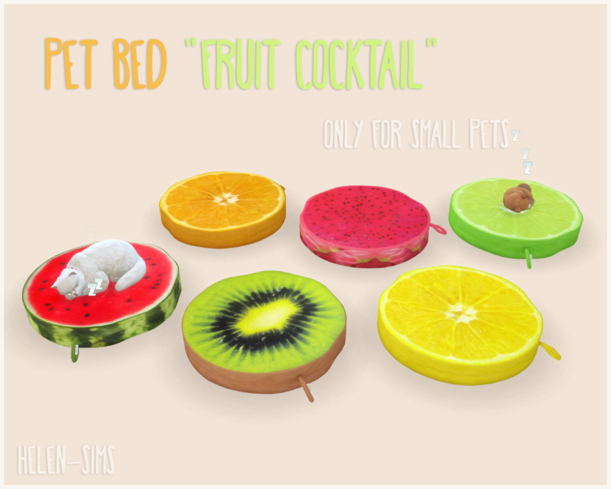 Pet Bed Fruit Cocktail