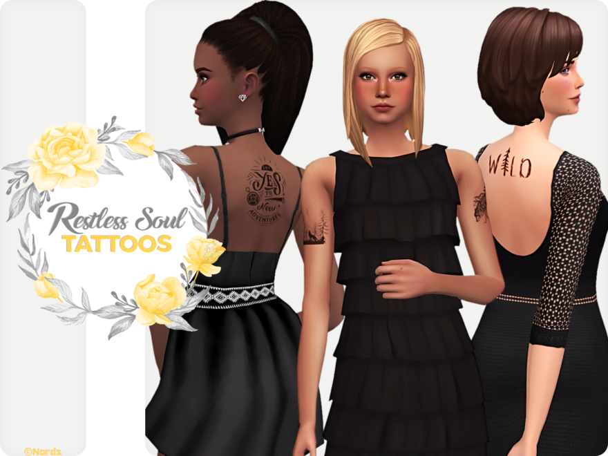 Restless Soul Tattoo Set