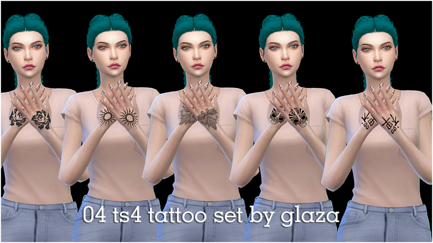 Tattoo Set By Glaza