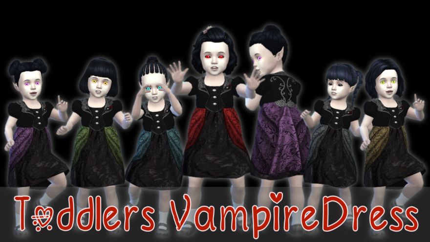 Toddlers Vampire Dress