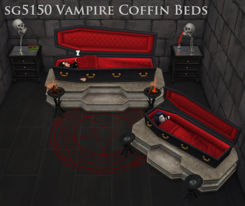 Vampire Coffin Beds For Adults And Toddlers Cc