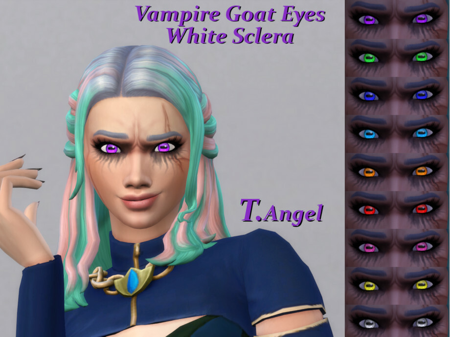 Vampire Goat Eyes With Sclera