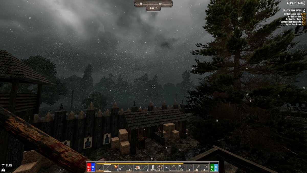 Weird Weather For Vanilla And Darkness Falls