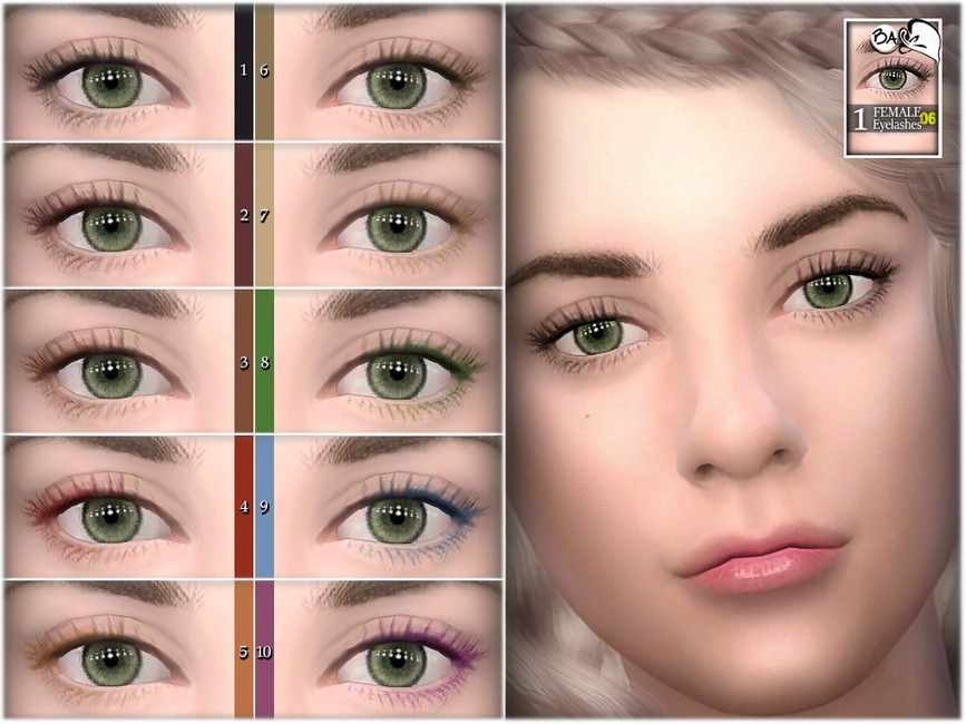 Sims 4: Best Eyelashes CC & Mods For Sultry Eyes (All Free) – FandomSpot