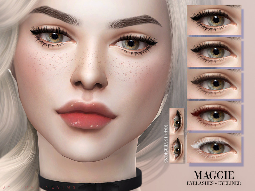 Maggie Eyelashes And Eyeliner №94
