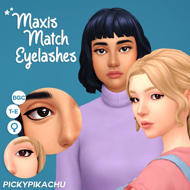 Maxis Match Eyelashes