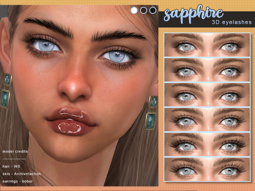 Sapphire 3d Eyelashes