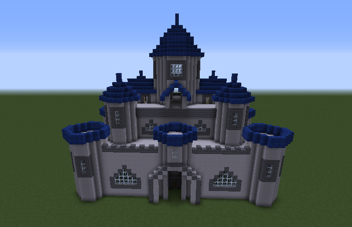 Castle With Blue Towers