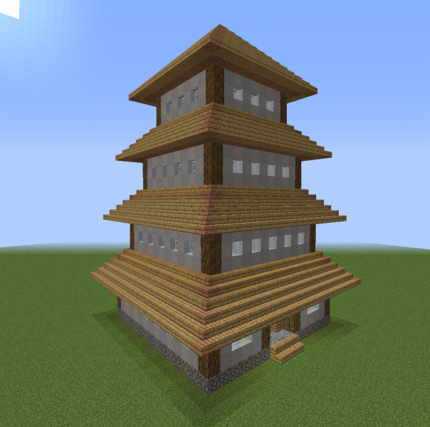 Feudal Japanese Tower Castle