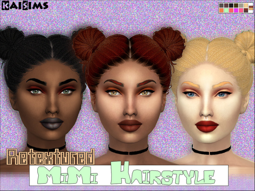 Mimi Hairstyle Retextured