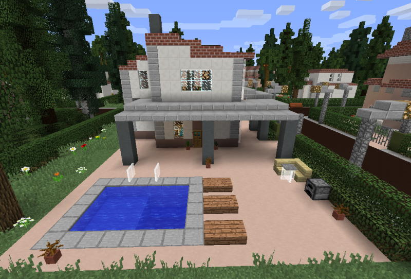 Quartz Suburban House With Pool