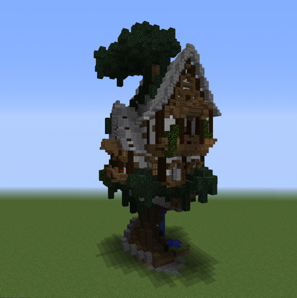 Semi Organic Medieval Treehouse