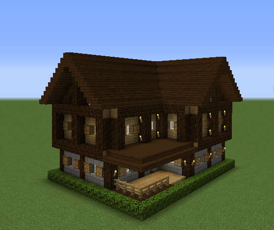 easy house blueprints minecraft