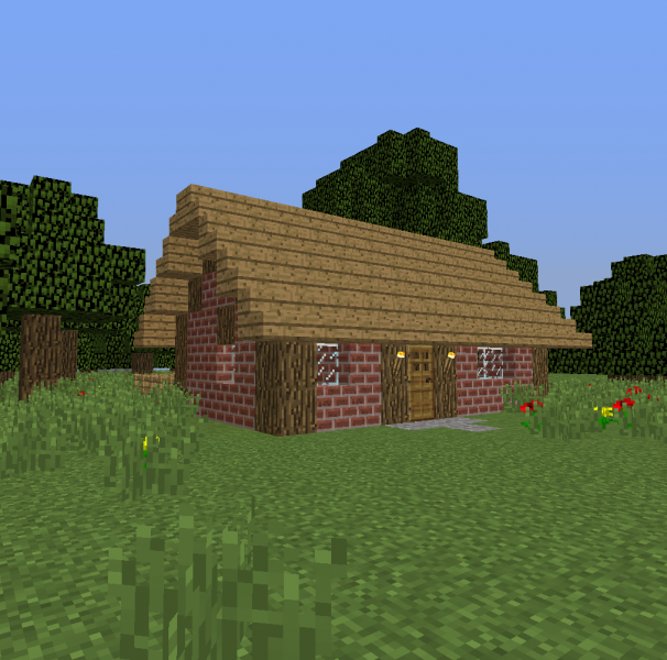 easy house blueprints minecraft