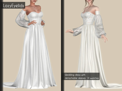 Wedding Dress With Detatchable Sleeves