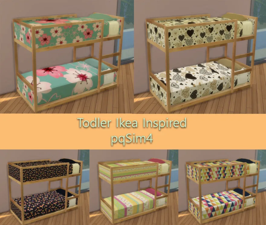 Top 10 Best Sims 4 Bunk Beds Cc 2022, How To Make Toddler Bunk Beds In Sims 4