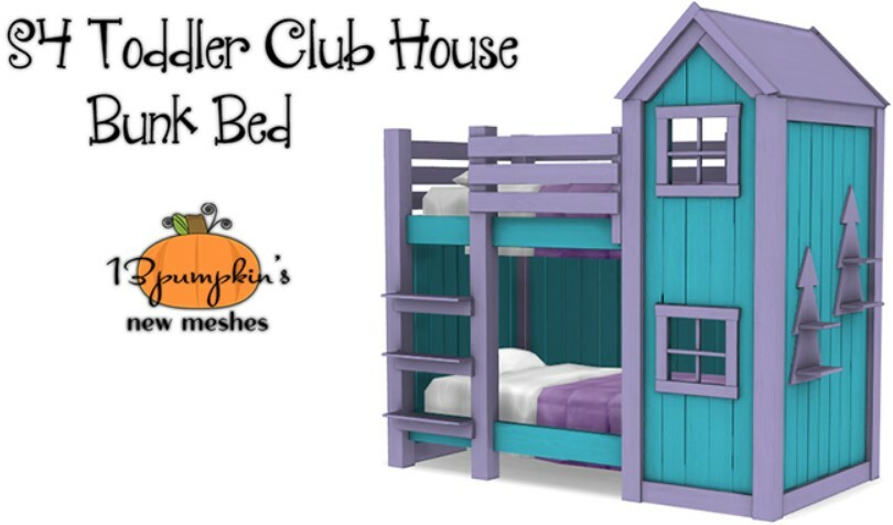 Toddler Clubhouse Bunk Bed