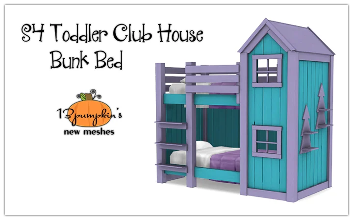Top 10 Best Sims 4 Bunk Beds Cc 2022, How To Make Toddler Bunk Beds In Sims 4