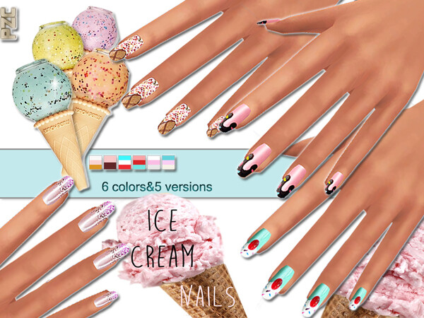 Ice Cream Nails