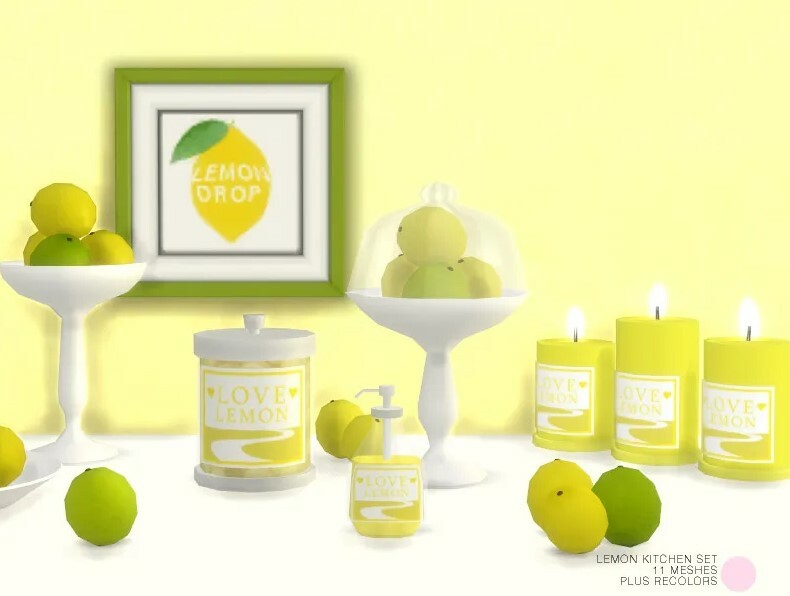 Lemon Kitchen Set