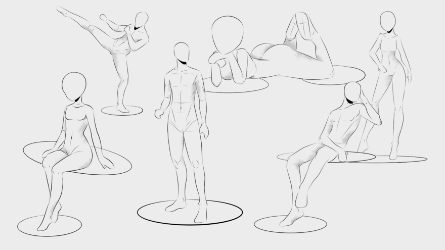 300 Free Cute Anime Pose References  The Best Guide