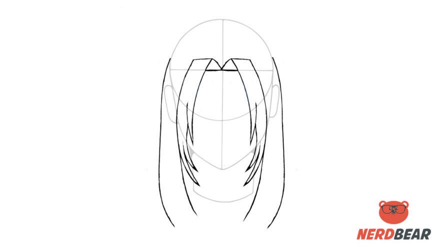 Learn How to Draw Anime Hair - Female (Hair) Step by Step : Drawing  Tutorials
