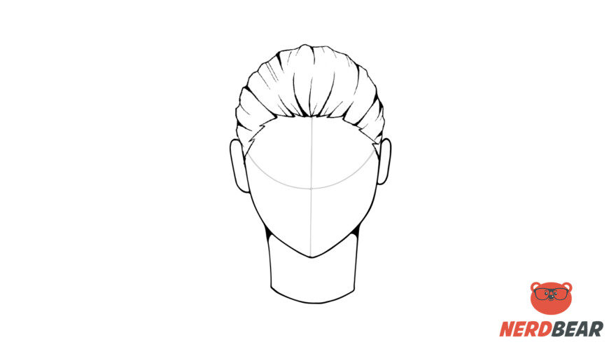 How To Draw Male Anime Hair Slicked Back 6