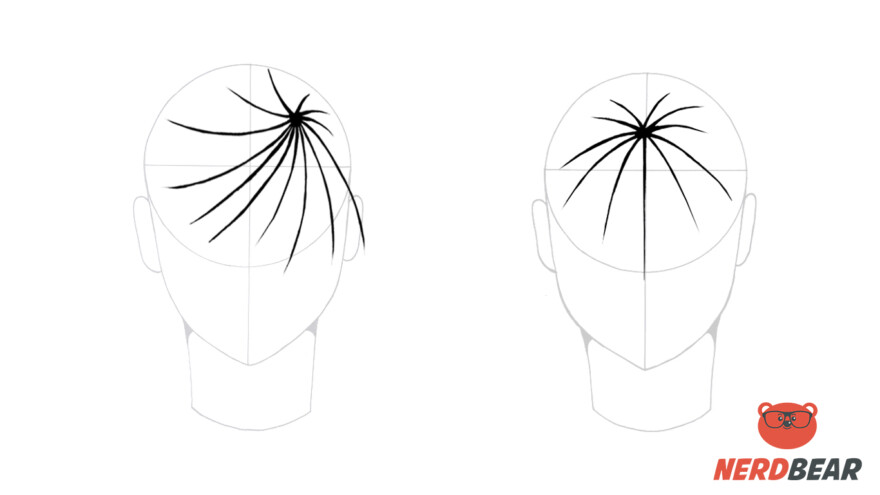 How To Draw Male Anime Hair Straight 1