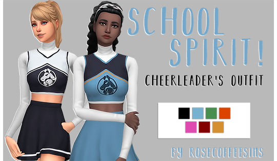 School Spirit Cheerleader Outfit