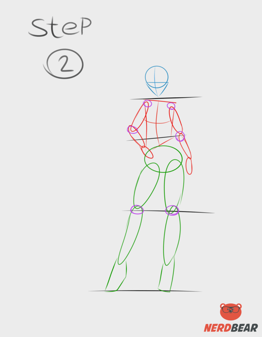 How to draw a Manga girl body Stepbystep Tutorial  YouTube
