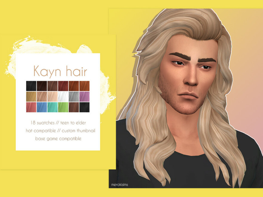 Top 10 Best Sims 4 Long Male Hair CC 2024 