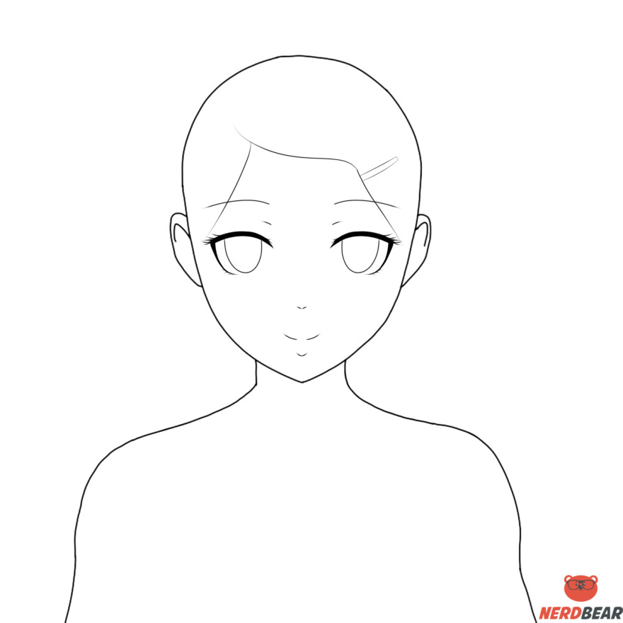 How to Draw Anime Girl Hair [Short, Long & Hime]