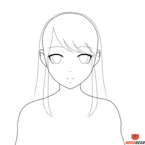 How To Draw Anime Girl Hair [Short, Long & Hime]