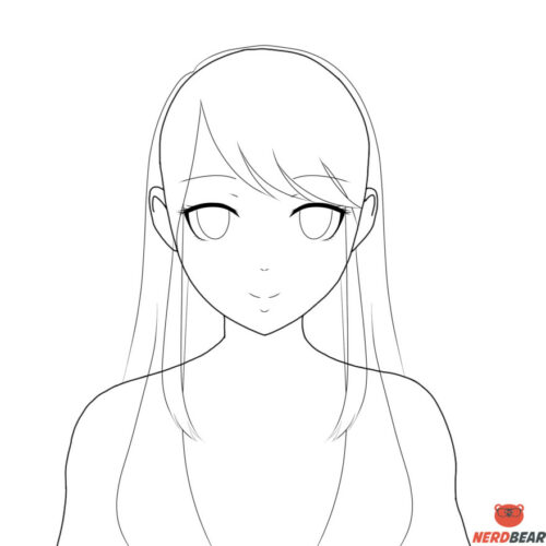 How To Draw Anime Girl Hair [Short, Long & Hime]