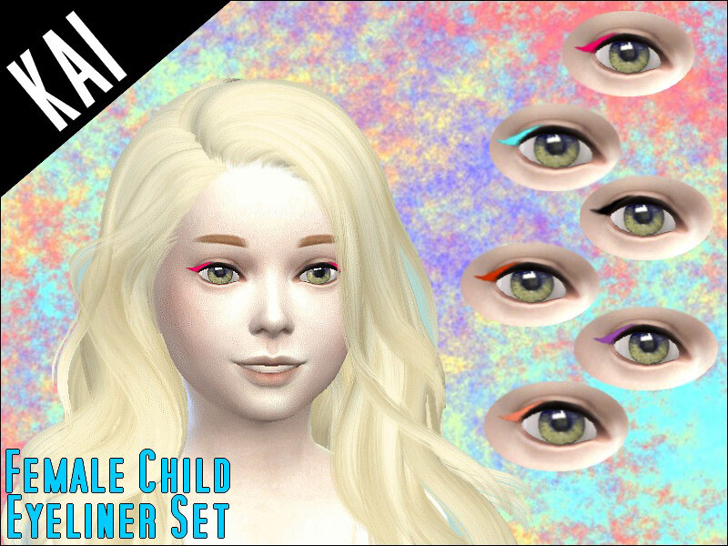 Female Child Eyeliner Set