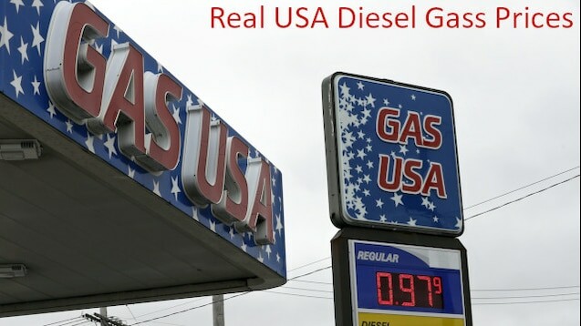 Real Usa Diesel Gas Prices