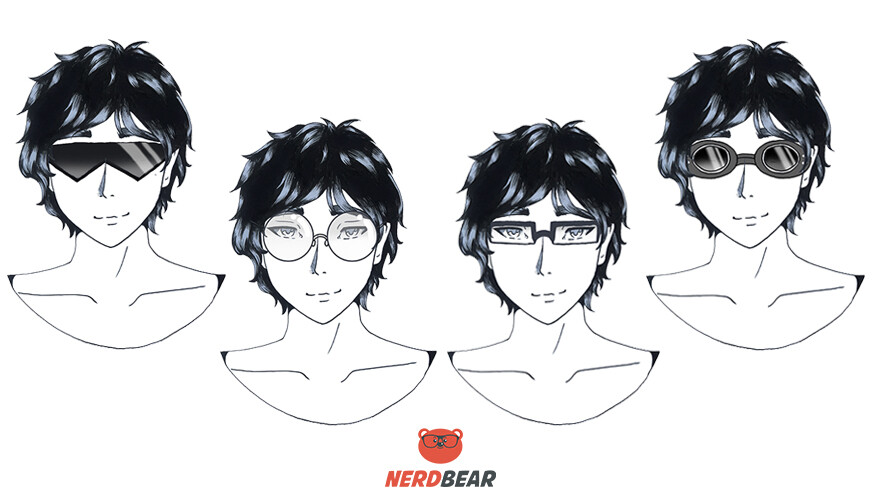 How to Draw Anime Glasses [Sunglasses, Goggles, & More]