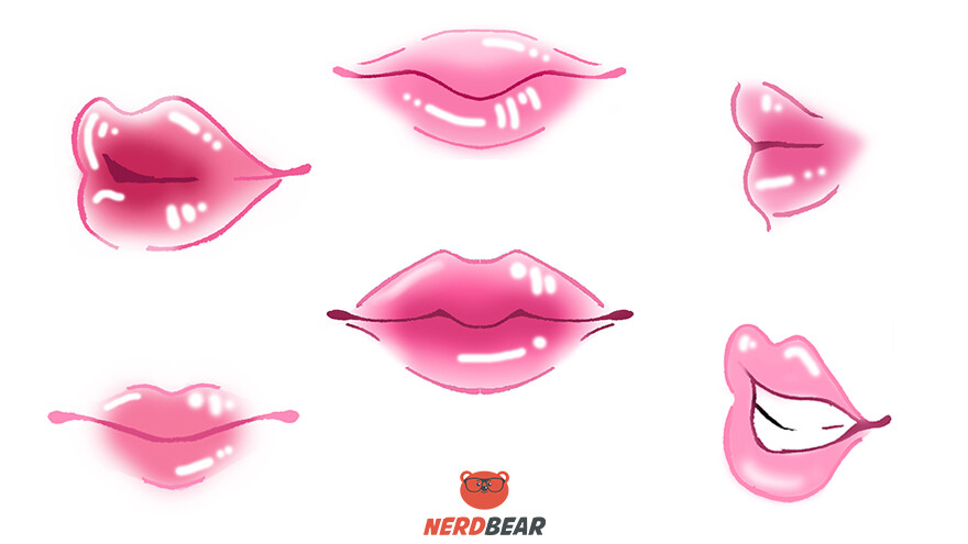 How To Draw Anime Lips